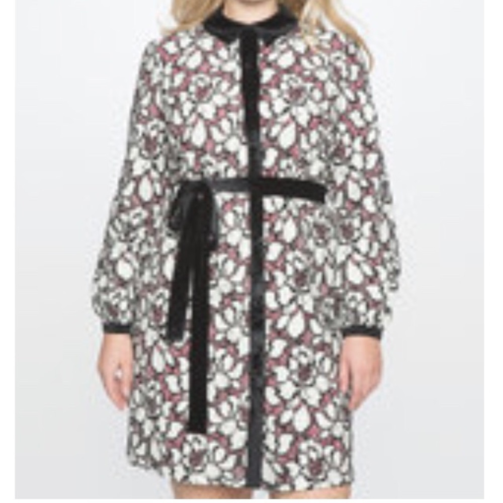 Velvet Trim Eloquii Shirtdress